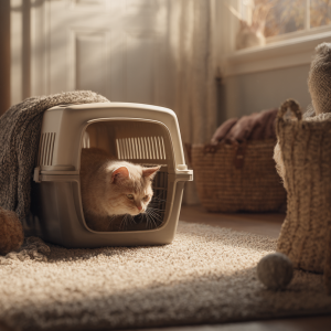 urlaub-katze-transportbox-vorbereiten